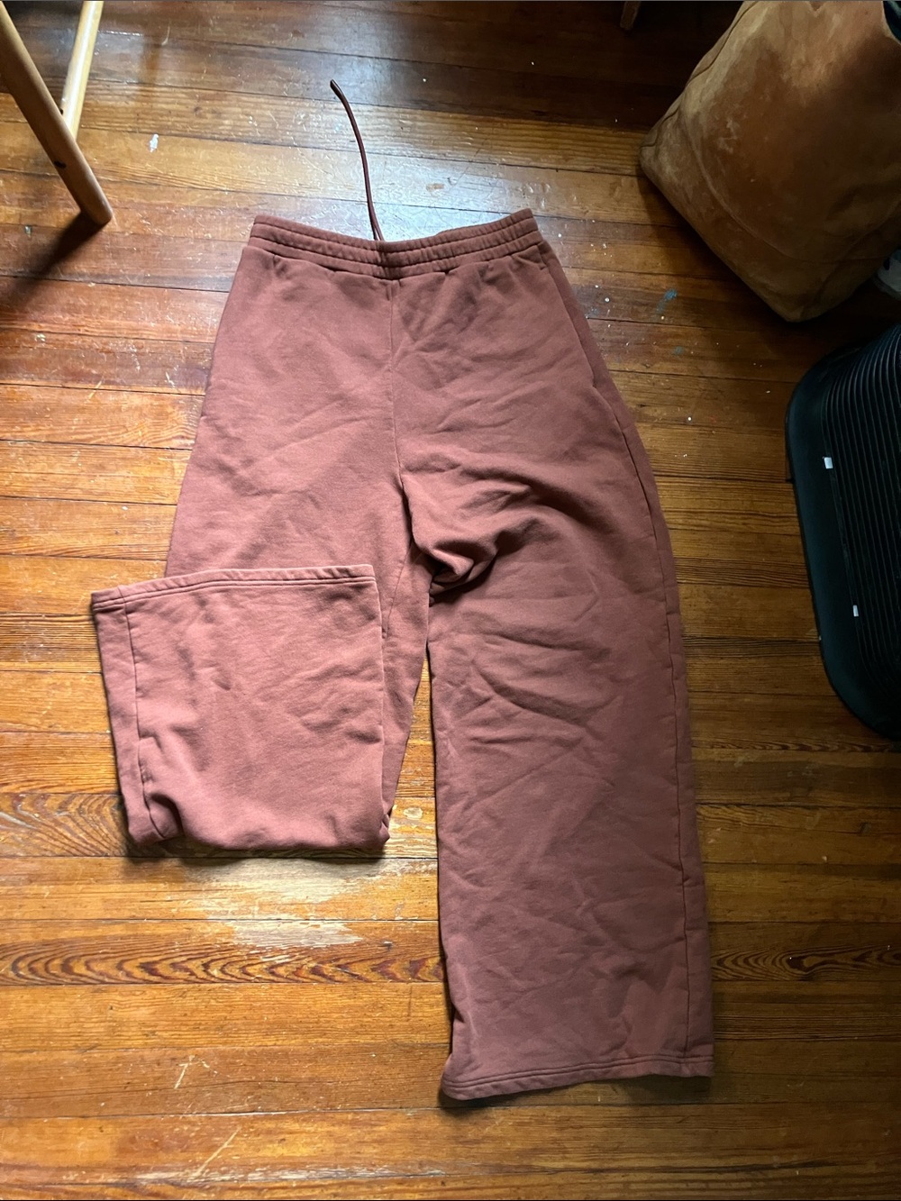 COS 100% Cotton Terry Wide Leg Sweatpants - Picture 4 of 4